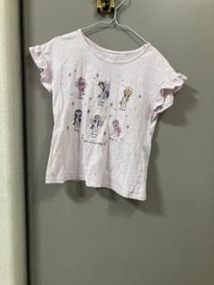マイリトルポニー フリル袖Tシャツ120ピンクのサムネイル