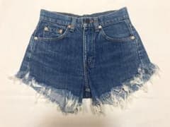 Levi's☆リーバイス☆505usedカットオフデニムショートパンツのサムネイル