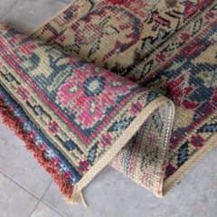 No.18 ヴィンテージラグ　トルコ　マット turkish rug ミニ No.18 ヴィンテージラグ トルコ マット turkish rug ミニ - メルカリ
