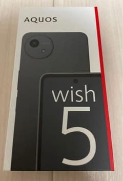 AQUOS wish 5 ブラック 本体 - メルカリ
