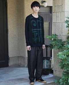 値下げ　ohta tsuru jq sweat　M2 green/blackのサムネイル