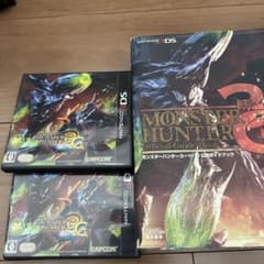 3DS モンスターハンター3G 2本セット　攻略本のサムネイル