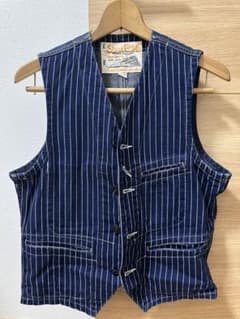 SUGAR CANE ストライプデニムベスト 36 - メルカリ