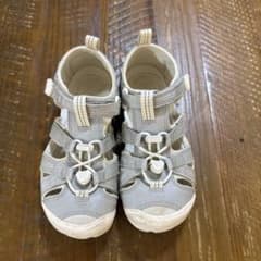 KEEN キッズ サンダル シルバー
