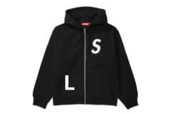 Supreme S Logo Zip Up Hooded 黒 千星真穂着用 - メルカリ
