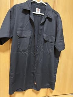 Dickies ディッキーズ 半袖ワークシャツ ブラック Mのサムネイル