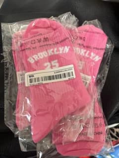 BROOKLYN 25 ピンク ソックス 4足セットのサムネイル