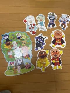 9点セット　アンパンマン はじめてのジグソーパズルStep3 オレンジのサムネイル
