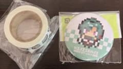 にじさんじ ドット絵 缶バッジ マスキングテープ　緑仙のサムネイル