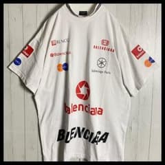 019 バレンシアガ ロゴ総柄Tシャツ 希少オーバーサイズ 4 トップ 