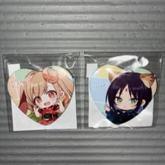 超かぐや姫！ ハート♡オンラインくじ Pくじ ハート型缶バッジ かぐや