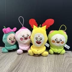 こびとづかん　おすわりポーズマスコット4種