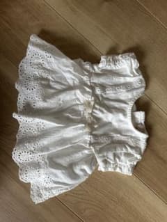 petit main ホワイト ブラウス 70cmのサムネイル