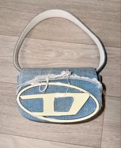 DIESEL ディーゼル 1DR デニム ハンドバッグ フリンジ - メルカリ