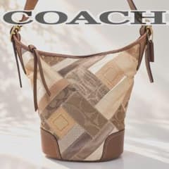 COACH Patchwork Bucket ShoulderBag 12526