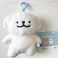 Maltese モルチーズ くりっぴぃ ぬいぐるみ 口閉じ