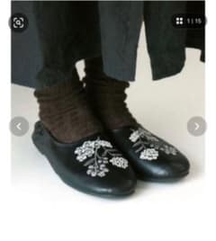 sm2 花刺繍フラットシューズ 23.5のサムネイル