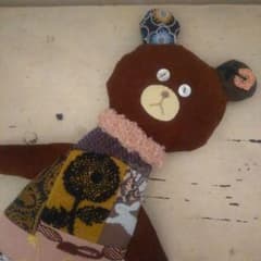 ミナペルホネン 土曜日にギリギリ登場できた〜でっかいクマさん - メルカリ
