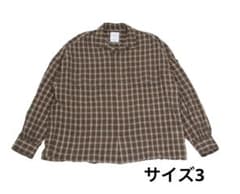 KAJA ORGANICCOTTONCHECKOPEN COLLAR SHIRT - メルカリ