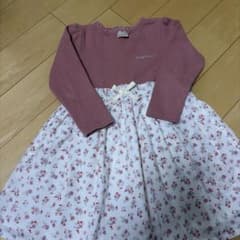 プティマイン　ワンピース　100 ピンク　花柄のサムネイル