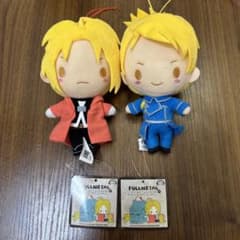 鋼の錬金術師 エドワード・エルリック＆リザ・ホークアイぬいぐるみマスコットのサムネイル