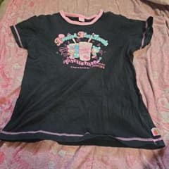 mezzo piano メゾピアノ 半袖Tシャツ ブラックのサムネイル