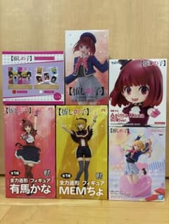 【推しの子】　有馬かな・MEMちょ・ルビー　フィギュア5体＋発光アクリルボード