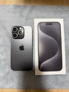 メル様専用)Apple iPhone 15 Pro 128GBブラックチタニウムのサムネイル
