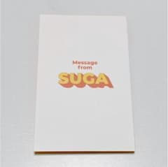 BTS Butter メッセージカード ユンギのサムネイル