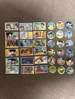 当時品】ドラゴンボール メンコ 角18枚 + 丸18枚 セット - メルカリ