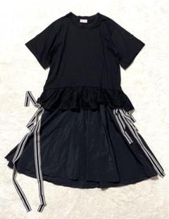 ✨最高デザイン✨モンクレール ロングワンピース ドッキング