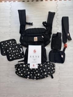 エルゴベビー 抱っこ紐 ブラック 星 黒 ErgobabyOMNI360 クール - メルカリ