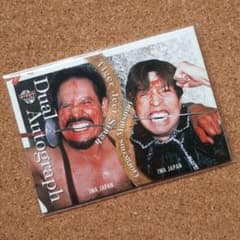 BBM プロレスカード タイガージェットシン&ゴージャス松野 交換カード 