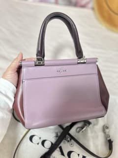 COACH ラベンダー ブラウン ショルダーバッグのサムネイル