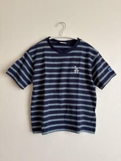 MLB Los Angeles Dodgers ボーダーTシャツ チビT 140のサムネイル