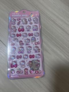 サンリオ ハローキティ ボンボンドロップシール ピンクのサムネイル