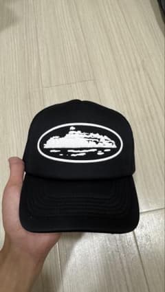 Corteiz Trucker Cap ブラック キャップ