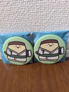 文具といっしょ ようこそおぶのゆへ トレーディング和紙風缶バッジ プリンさんのサムネイル