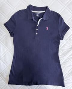 U.S. POLO ASSN. アメリカ購入 ポロシャツ ネイビー Mのサムネイル
