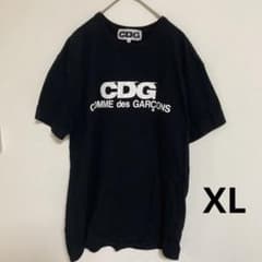 コムデギャルソン　CDG    Tシャツ  ブラック　黒　XLのサムネイル