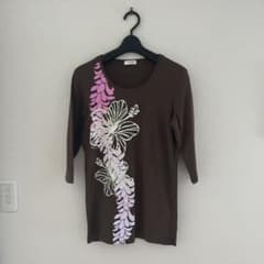 フラダンスTシャツ　7分袖のサムネイル