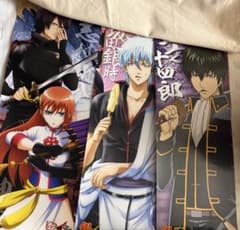 銀魂 アニメキャラクターポスター 3枚セット 坂田銀時 土方十四郎 神楽