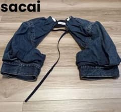 sacai デニムボレロ ハーフスリーブ カーディガン アームベスト sacai デニムボレロ ハーフスリーブ カーディガン アームベスト