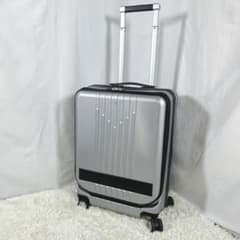 MONTBLANC キャリーケース 34L シルバー 機内持込み可能4輪 - メルカリ