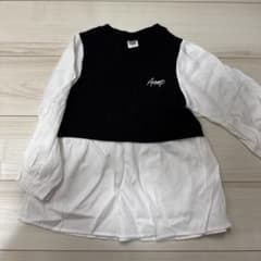 ANAP KIDS ドッキング長袖チュニック