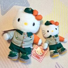 jomo ハローキティ ぬいぐるみ 2体セット 大小　コラボ　ガソリンスタンド jomo ハローキティ ぬいぐるみ 2体セット 大小 コラボ ガソリン