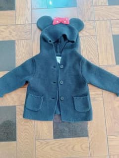ベビーギャップ　babygap カーディガン　 ディズニーコラボ　ミニーちゃんのサムネイル