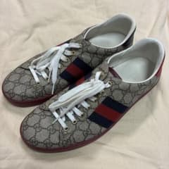 GUCCI スニーカー GG ベージュ 3676 - メルカリ