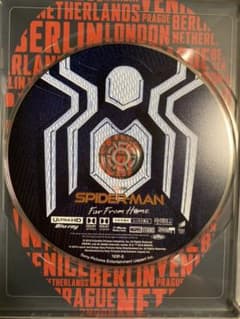 スパイダーマンシリーズ  Blu-rayディスクのサムネイル