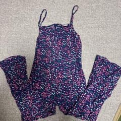 blush by US Angels キッズ ハート総柄サロペットのサムネイル
